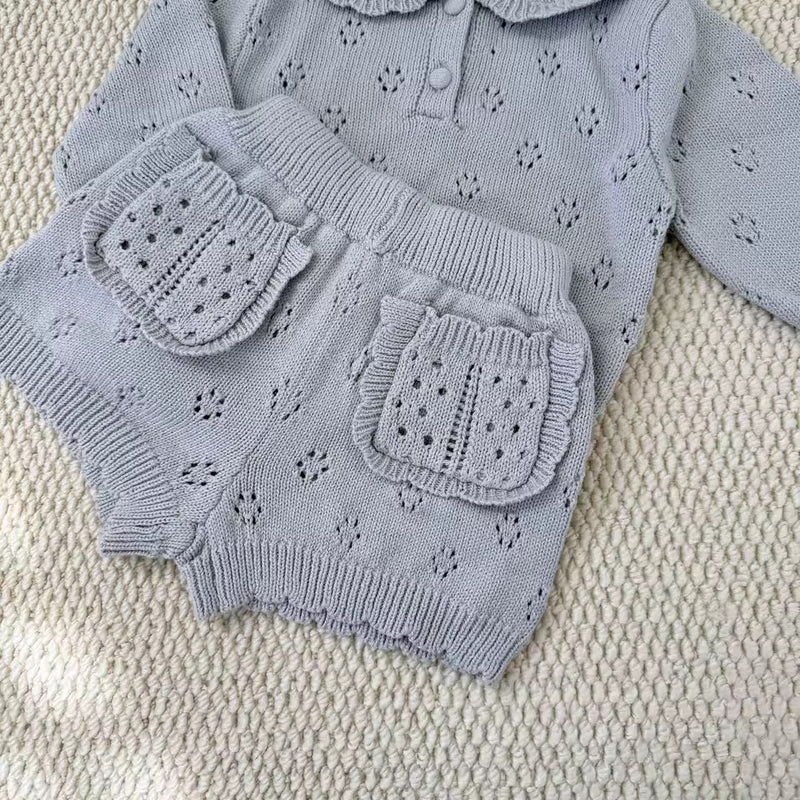 Hollow Out Knit Set - Premium Quality