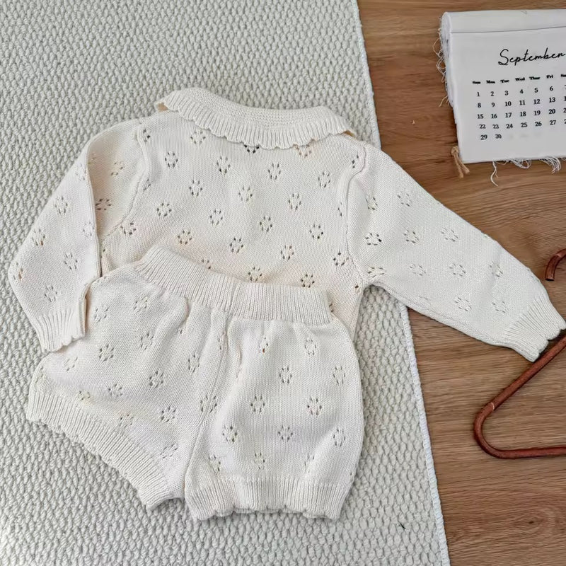 Hollow Out Knit Set - Premium Quality