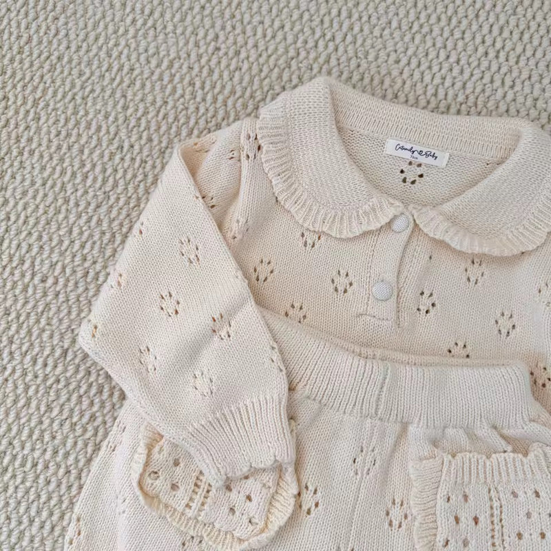 Hollow Out Knit Set - Premium Quality