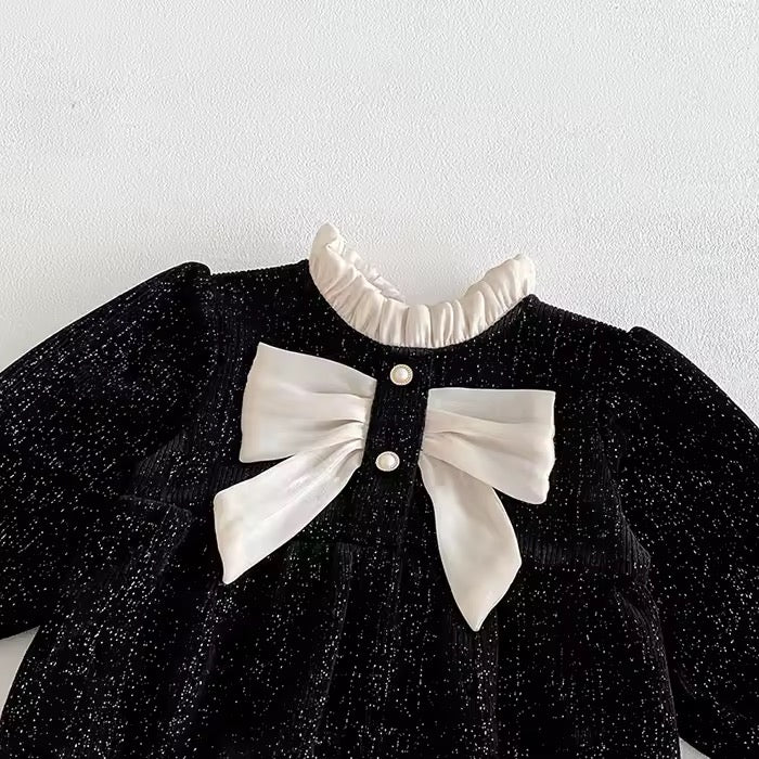 Holiday Collection - Cotton Bow Romper