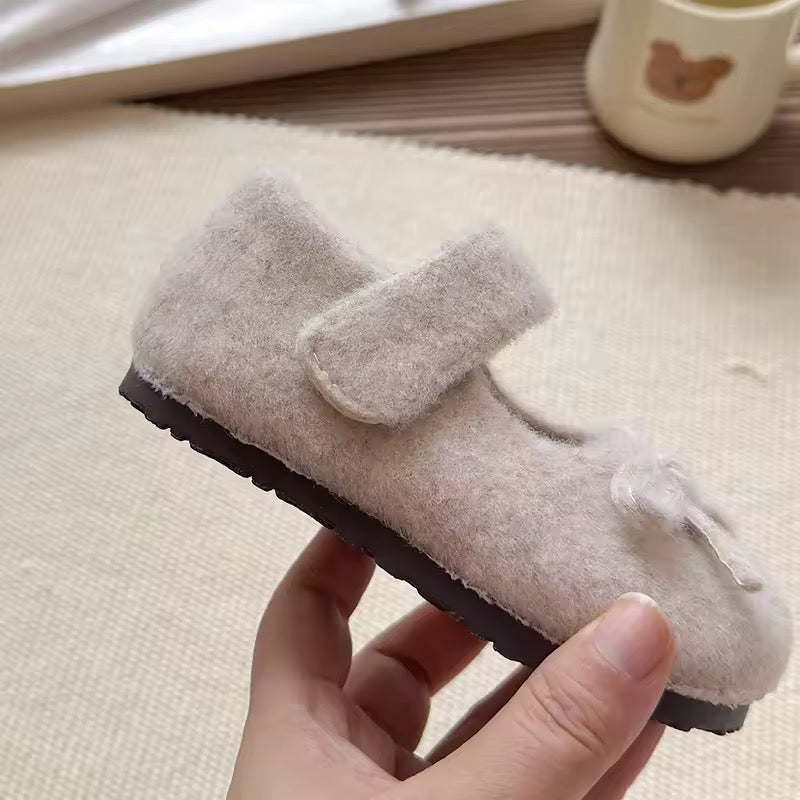 Felt Buckle Shoes