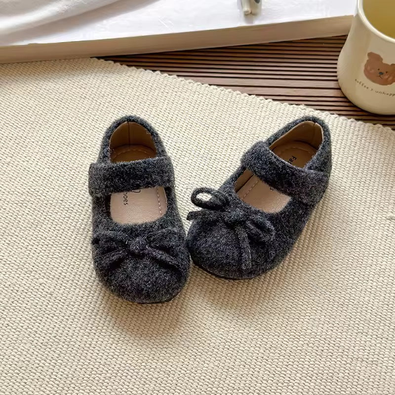 Felt Buckle Shoes