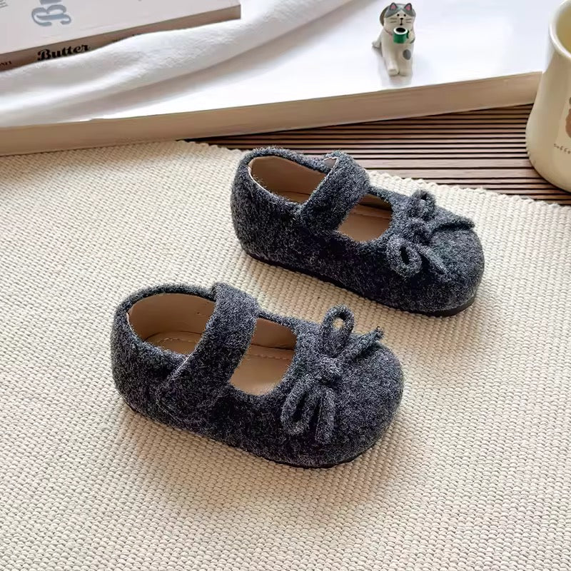 Felt Buckle Shoes
