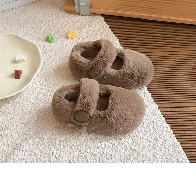 Plush Mary Jane Shoes