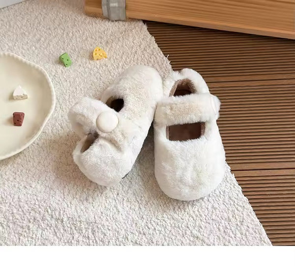 Plush Mary Jane Shoes