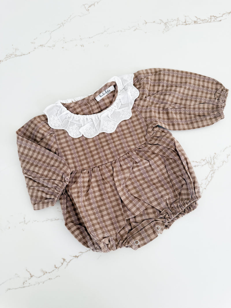Dolly Gingham Romper