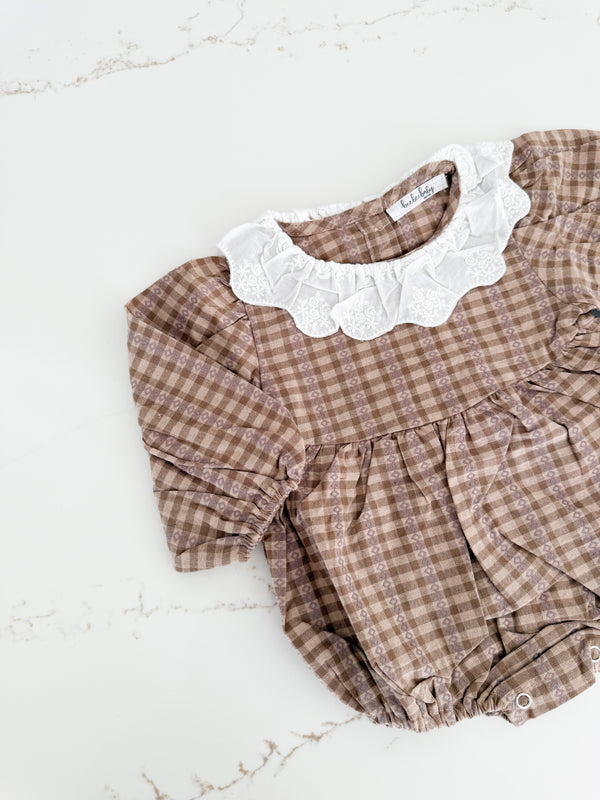 Dolly Gingham Romper