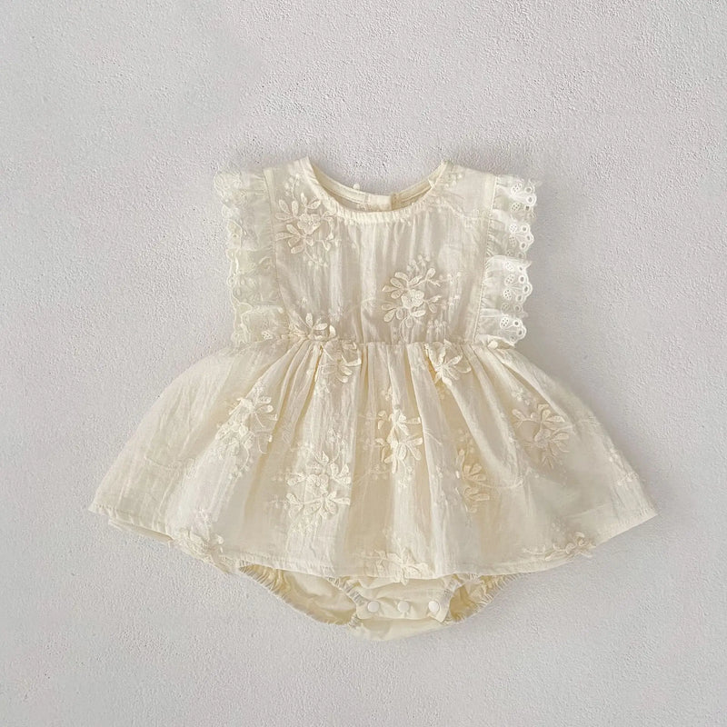 Marie Embroidered Romper