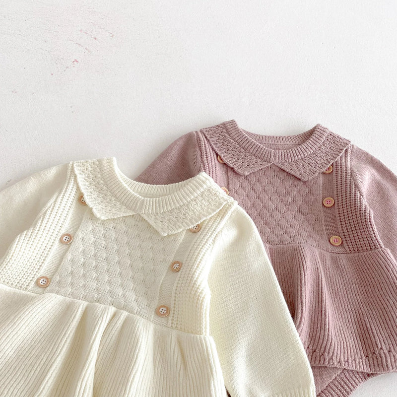 Button Knitted Dress