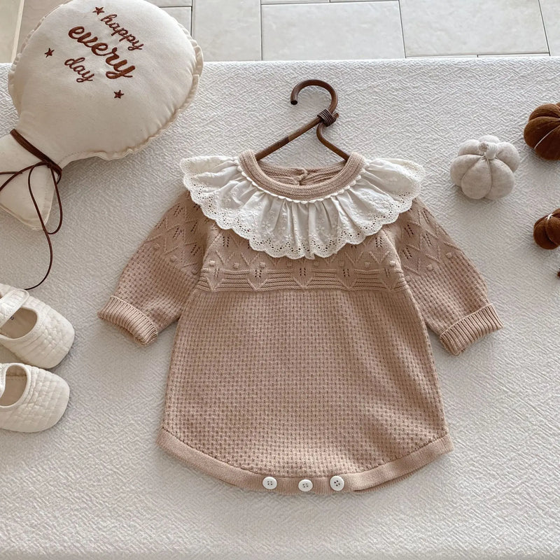 Textured Knit Romper