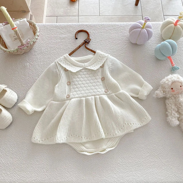 Button Knitted Dress