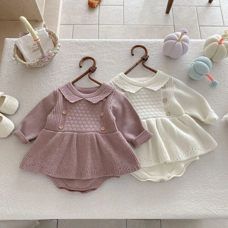 Button Knitted Dress