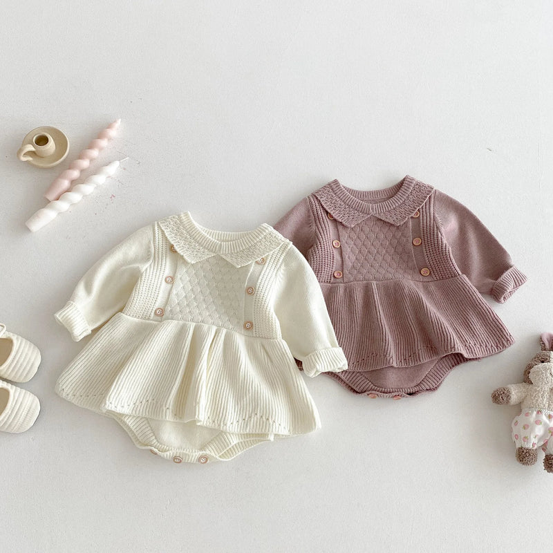 Button Knitted Dress