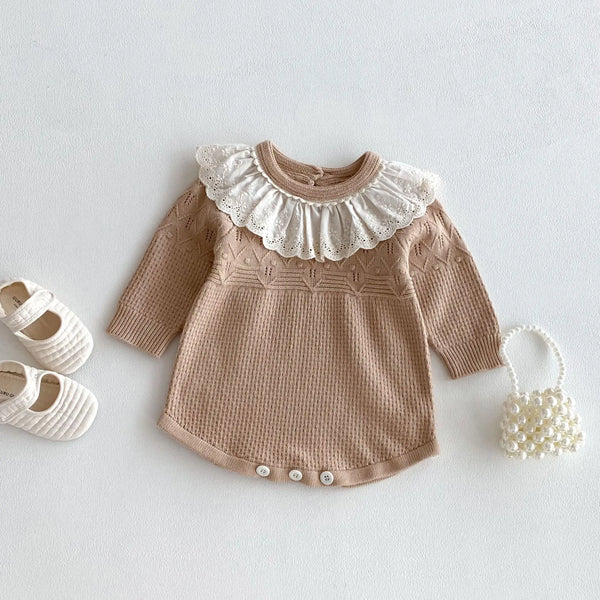 Textured Knit Romper