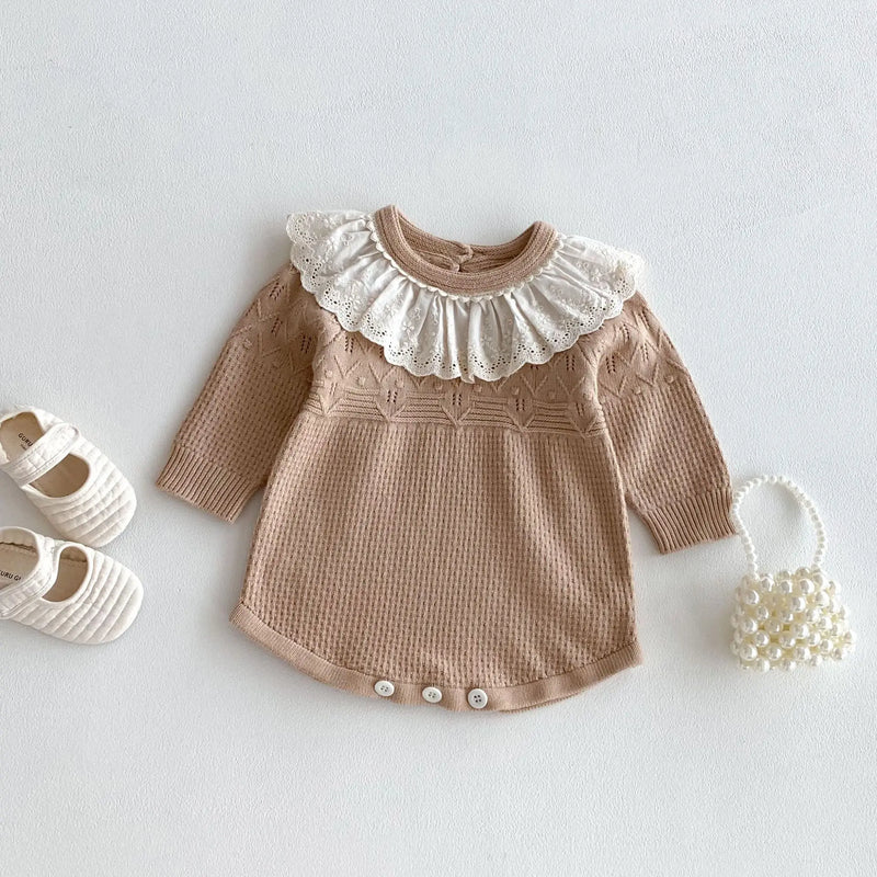 Textured Knit Romper