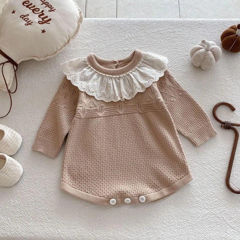 Textured Knit Romper