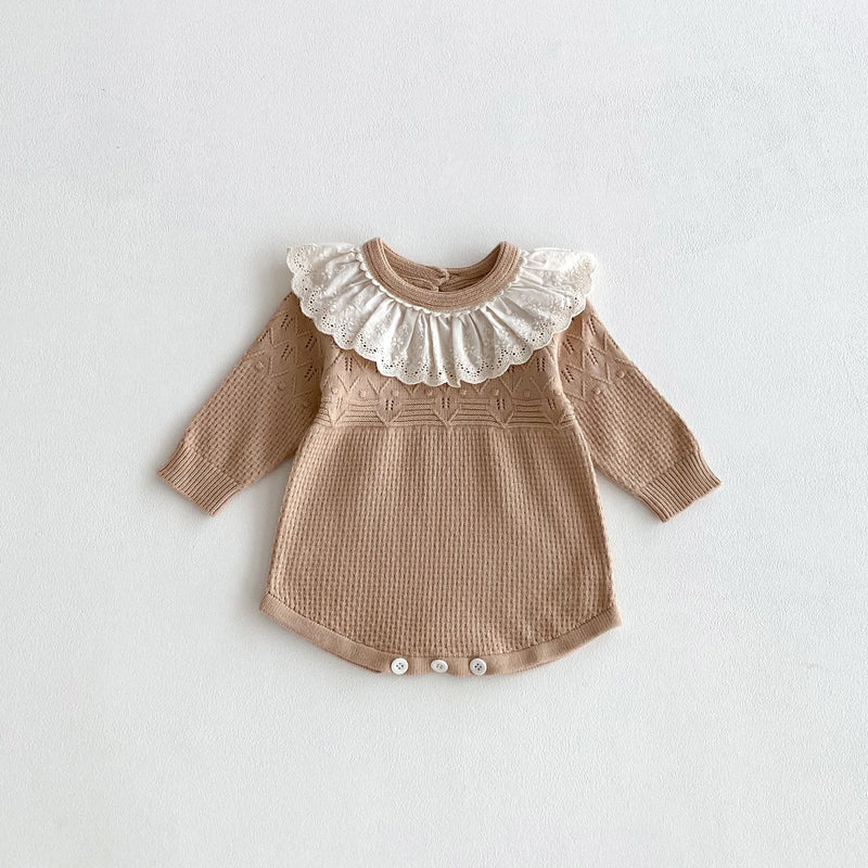 Textured Knit Romper