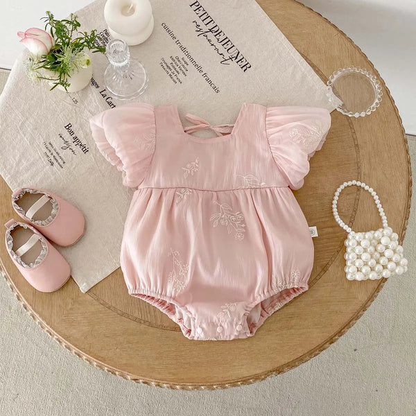 Marie Embroidered Romper