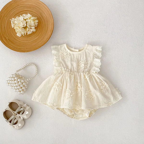 Marie Embroidered Romper