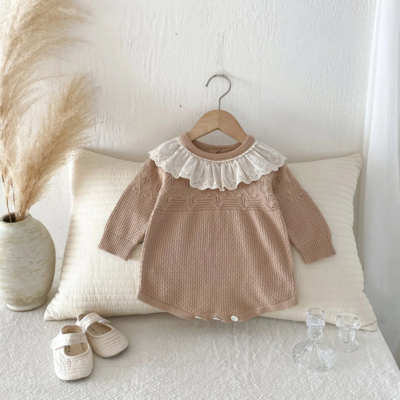 Textured Knit Romper