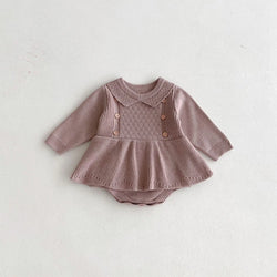 Button Knitted Dress