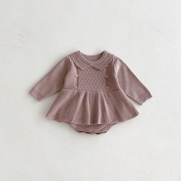 Button Knitted Dress