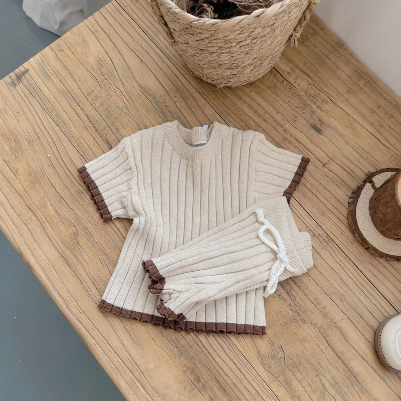 Textured Knit Set