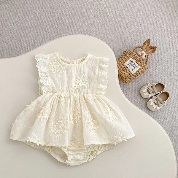 Marie Embroidered Romper
