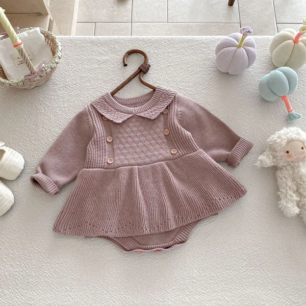 Button Knitted Dress