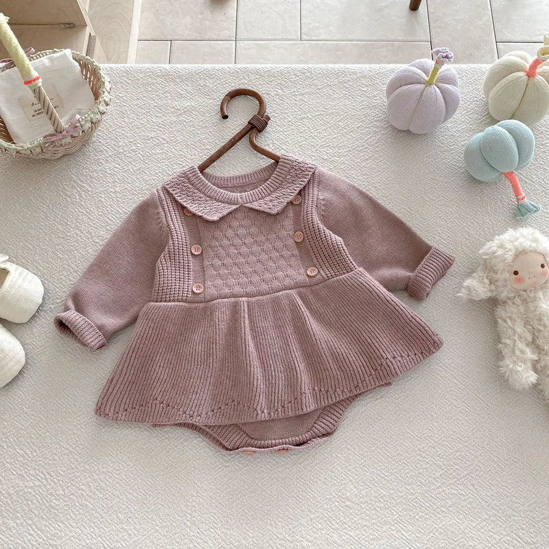 Button Knitted Dress