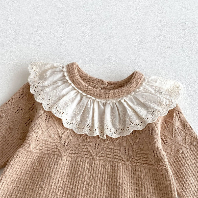 Textured Knit Romper