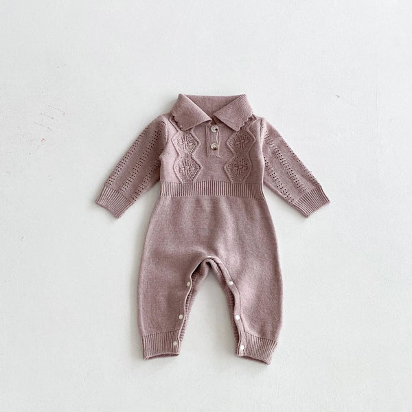Textured Knit Jumpsuit