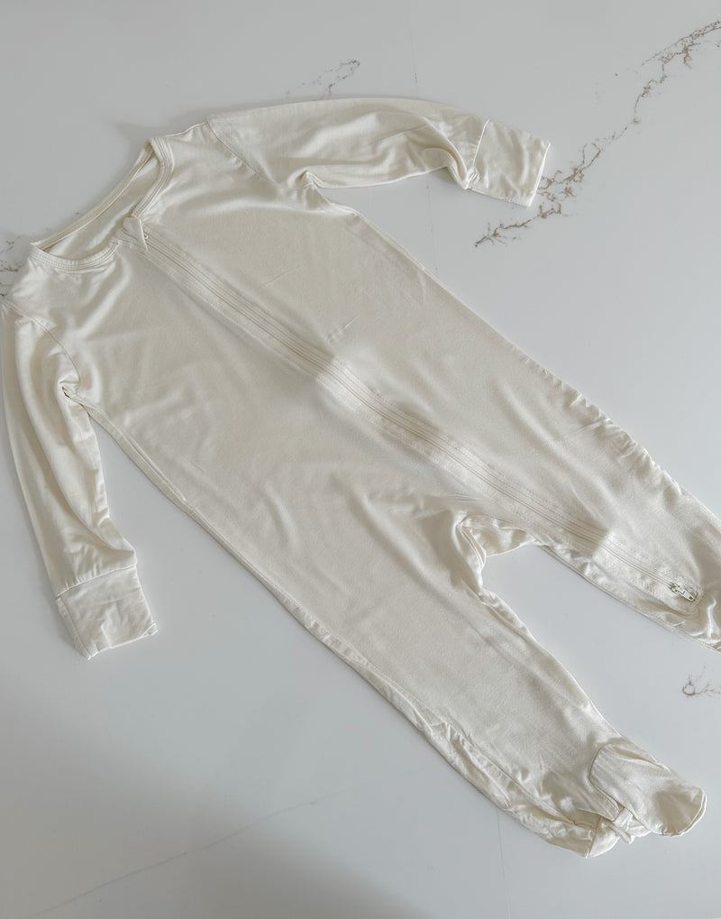 Organic Cotton Pajamas - Light Oat