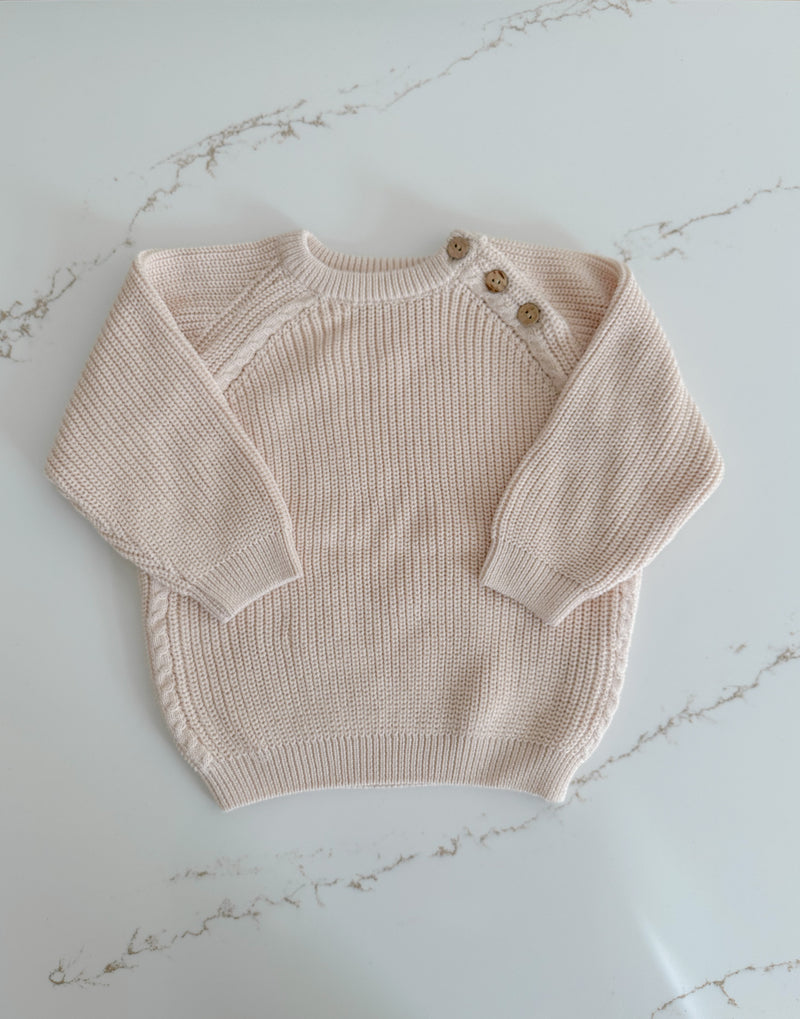 Chunky Knit Sweater - Oat
