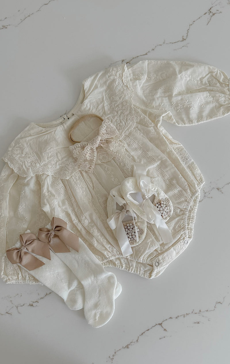 Ophelia Embroidered Romper