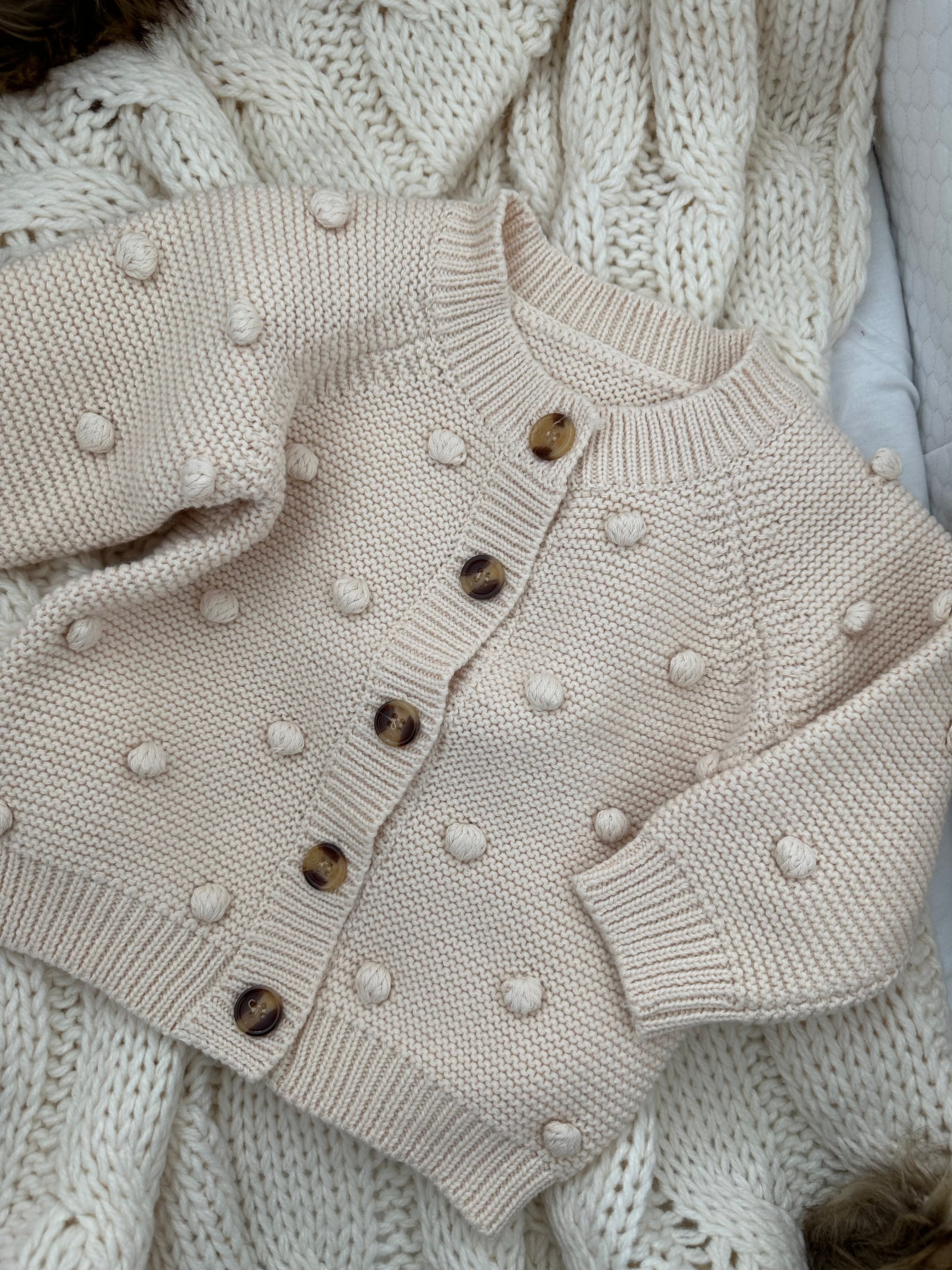 Pom pom baby deals cardigan