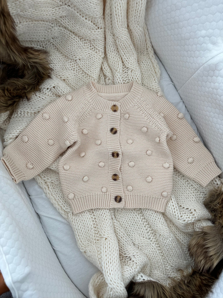 Baby pom pom clearance cardigan